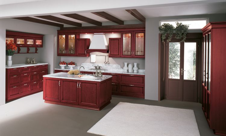 Sveva Legno Frassino Tinto Rosso