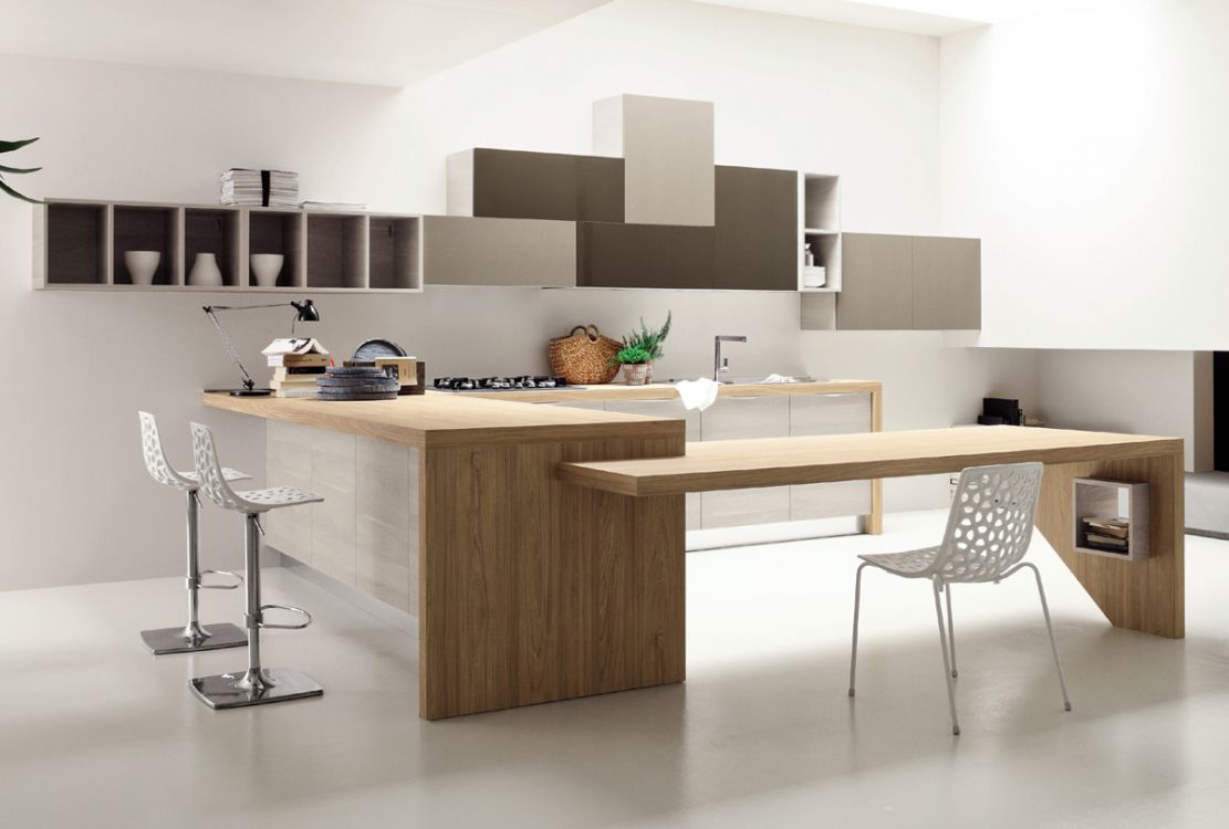 Isole e penisole arrex le cucine Cucina a penisola